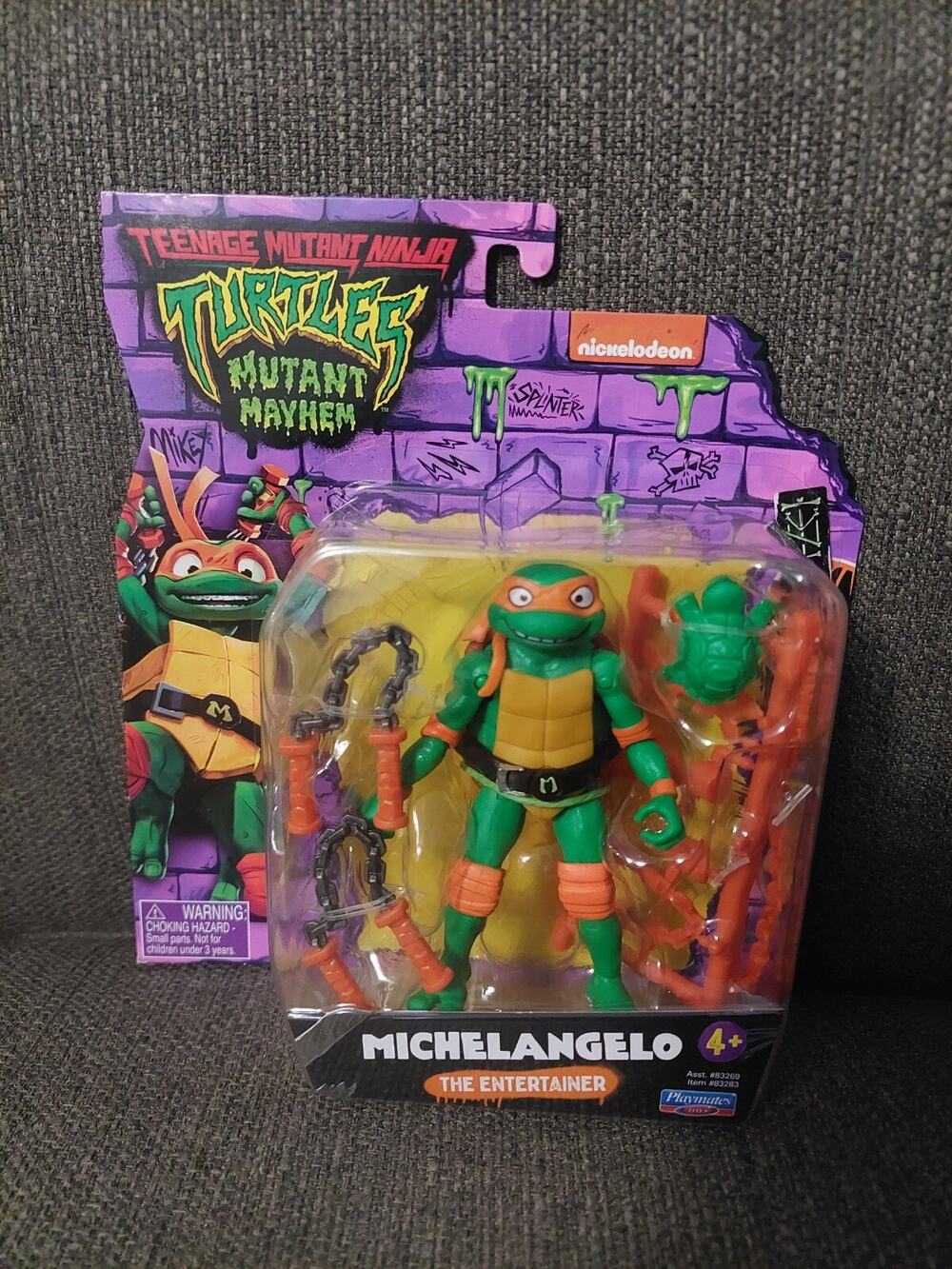 Teenage Mutant Ninja Turtles TMNT Mutant Mayhem MICHELANGELO THE ENTERTAINER New